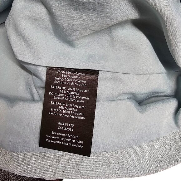 Anthropologie Atsu Crystal-Embellished Bow Mini Dress, Blue, Open Back, Party,2X - Picture 6 of 12